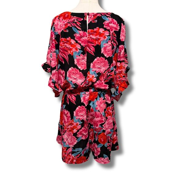 Umgee USA Floral Ruffle Sleeve Romper – Size XL – NWT - Picture 2 of 8